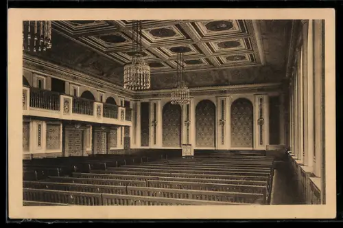 AK Berlin-Zehlendorf, Lyzeum Zehlendorf, Aula der Deutschen Oberschule für Mädchen