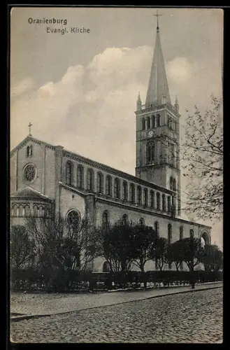 AK Oranienburg, die Evangelische Kirche