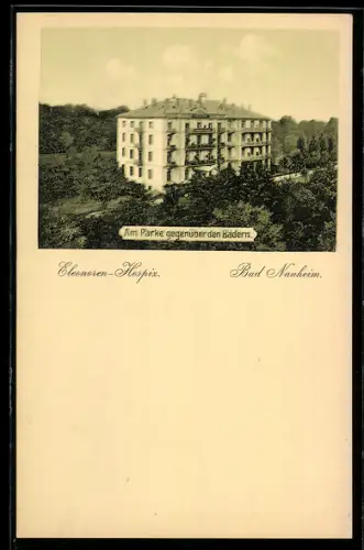 AK Bad Nauheim, Eleonoren-Hospiz am Park