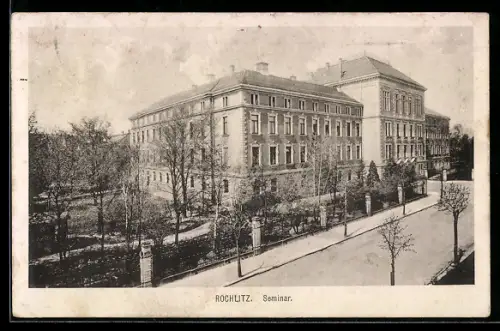 AK Rochlitz, Strassenpartie am Seminar