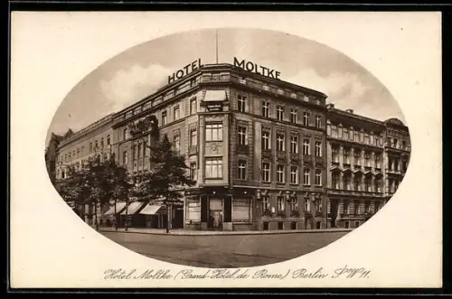 AK Berlin, Hotel Moltke, Grand-Hotel de Rome, Bes. Richard Dellwitz, Königgrätzerstr. 103