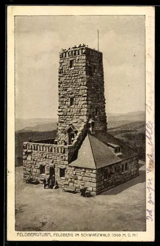 AK Feldberg /Schwarzwald, Ansicht vom Feldbergturm