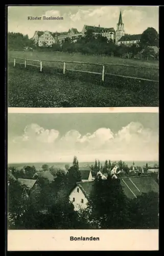 AK Bonlanden, Kloster, Teilansicht