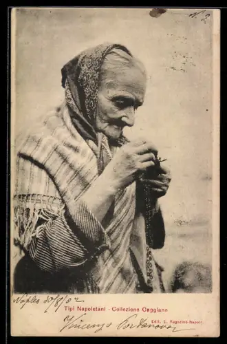 Foto-AK Prof. A. Caggiano: Tipi Napoletani, Collezione Caggiano
