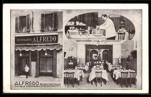 AK Rom, Ristorante Alfredo, Via Della Scrofa 104