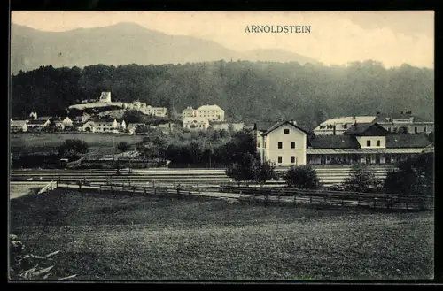 AK Arnoldstein, Teilansicht mit angrenzendem Wald