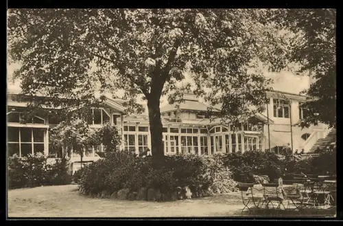 AK Hamburg-Nienstedten, Restaurant Elbschloss-Brauerei, Inh. Hugo Topp