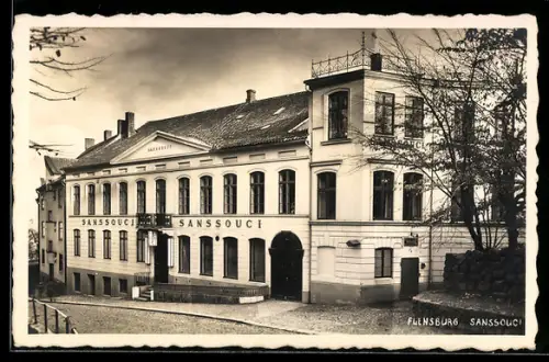 AK Flensburg, Gasthaus Sanssouci