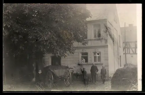Foto-AK Oellingen /Westerwald, Gehöft der Familie Diehbach