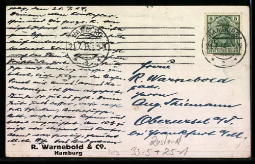 AK R. Warnebold & Co., Auto im Schnee