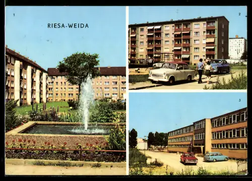 AK Riesa-Weida, Oberschule, Villerpter Strasse, Greifswalder Strasse