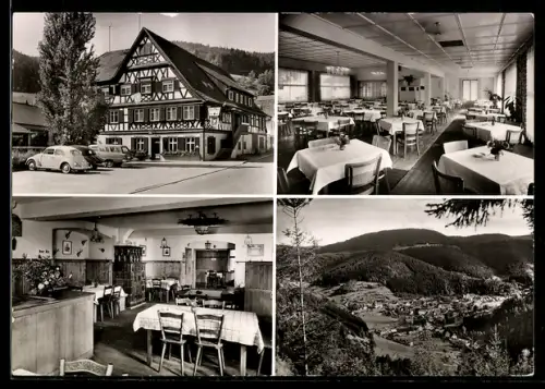 AK Schenkenzell, Gasthof Zur Sonne, versch. Ansichten