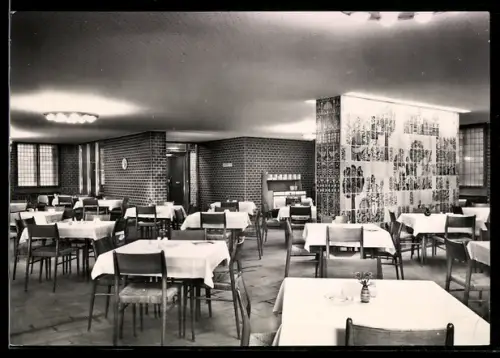AK Magdeburg, Hotel International, Speisesaal