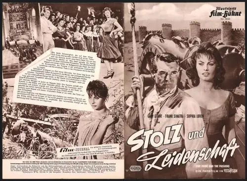 Filmprogramm IFB Nr. 4053, Stolz und Leidenschaft, Cary Grant, Sophia Loren, Frank Sinatra, Regie: Stanley Kramer