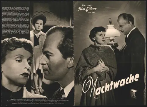 Filmprogramm IFB Nr. 447, Nachtwache, Luise Ullrich, Hans Nielsen, Regie: Harald Braun