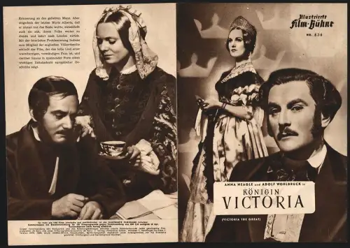 Filmprogramm IFB Nr. 836, Königin Victoria, Anna Neagle, Adolf Walbrook, Regie: Herbert Wilcox