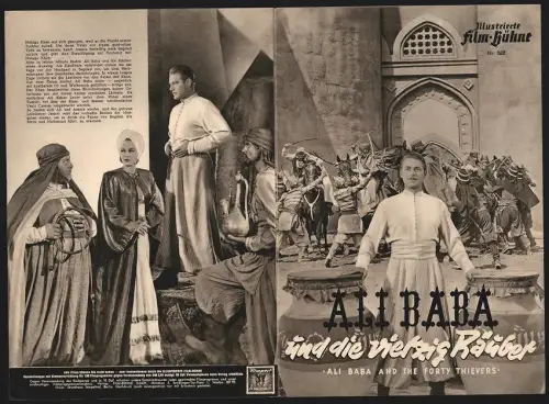 Filmprogramm IFB Nr. 822, Ali Baba und die vierzig Räuber, Maria Montez, Jon Hall, Regie: Arthur Lubin