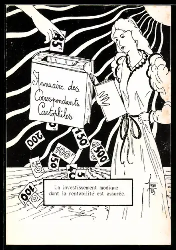 AK Annuaire des Correspondants Cartophiles