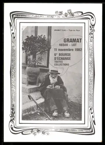 AK Gramat /Lot, 6e Bourse d`Echange toutes collections 1982, Ansichtskartenbörse