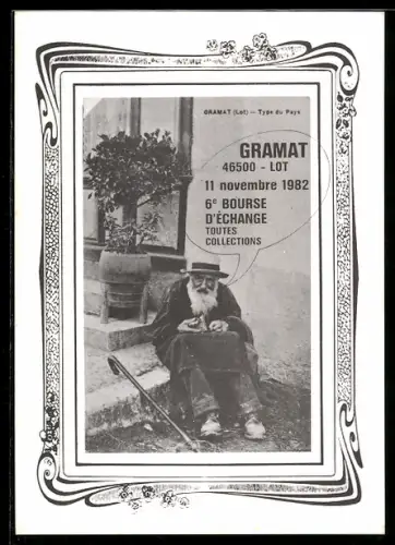 AK Gramat /Lot, 6e Bourse d`Echange toutes collections 1982, Ansichtskartenbörse