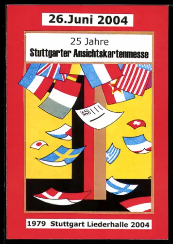 AK Stuttgart, Ansichtskartenbörse 2004, 25 Jahre Stuttgarter Ansichtskartenmesse 1979-2004