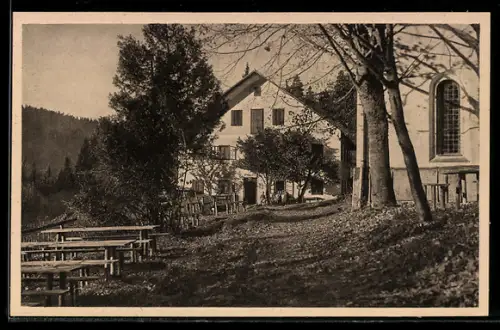 AK Schwarzenberg am Böhmerwald, Forsthaus Holzschlag, Stift Schlägl`sches Touristenheim
