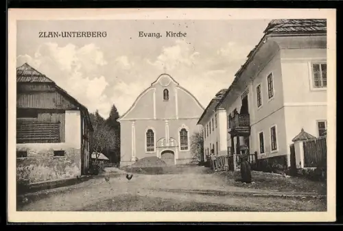 AK Stockenboi, Zlan-Unterberg, Evangelische Kirche