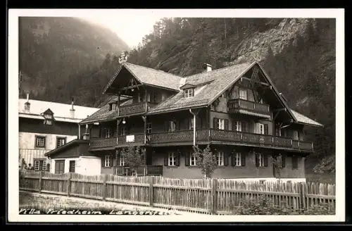 AK Längenfeld /Tirol, Villa Friedheim
