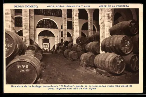 AK Pedro Domecq, jerez de la Frontera, la bodega denominada El Molino