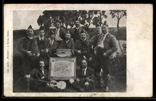 AK Tiroler Gesellschaft Hertel im Gruppenbild
