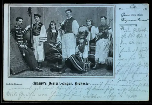 AK Urbany`s Osterr.-Ungar. Orchester
