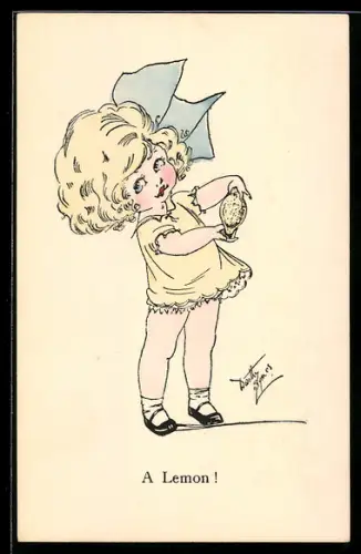 AK A Lemon!, Little Girl with Hair Bow