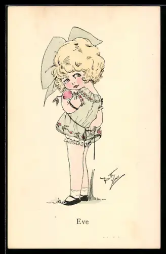 AK Eve, Little Girl with Hair Bow
