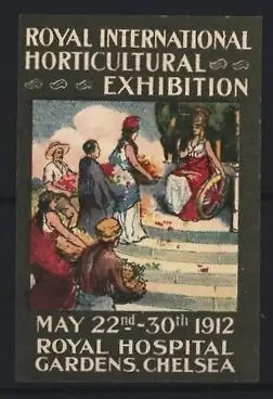 Reklamemarke Chelsea, Royal International Horticultural Exhibition 1912