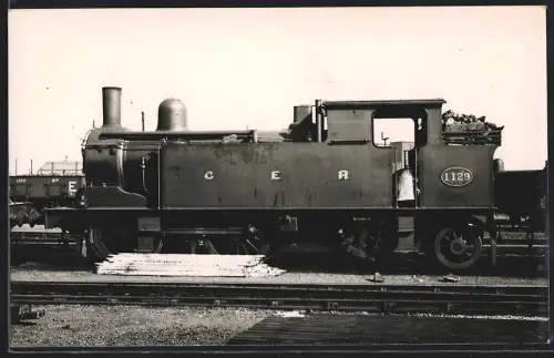 Fotografie britische Eisenbahn, GER Great Eastern Railway Lokomotive Dampflok No. 1129
