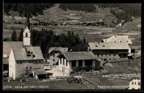 AK Kals /Osttirol, Pension Ködnitzhof, Kirche