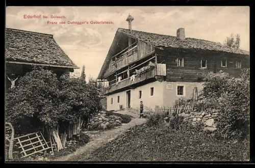 AK Ederhof bei Dölsach, Franz von Defreggers Geburtshaus