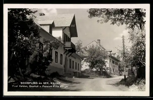 AK Schiefling am See, Gasthof und Pension Fritz Bürger