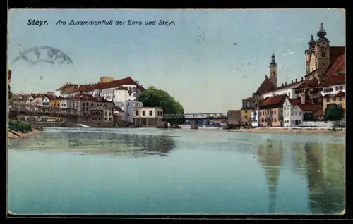 AK Steyr, Am Zusammenfluss der Enns und Steyr