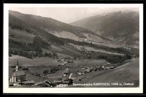 AK Kartitsch /Osttirol, Gesamtansicht mit Kirche