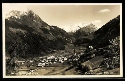 AK Matrei in Osttirol, Gesamtansicht mit Bergpanorama