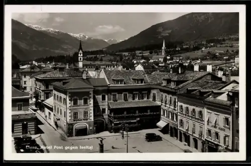 AK Lienz, Hotel Post gegen Iseltal