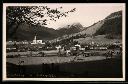 AK Kirchberg /Tirol, Teilansicht mit Kirche