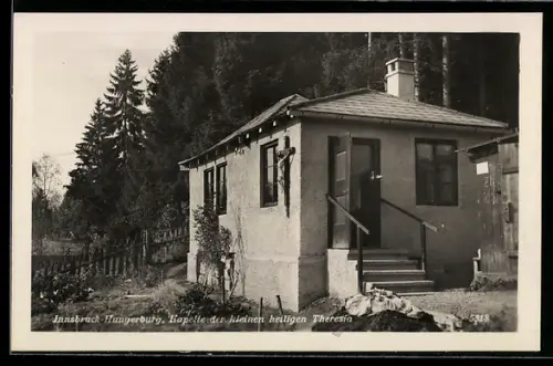 AK Innsbruck, Hungerburg, Kapelle der kleinen heiligen Theresia