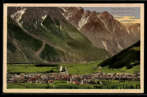 AK Lienz /Tirol, Teilansicht mit Kirche