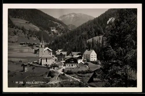 AK Kals /Osttirol, Teilansicht mit Kirche