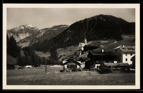 AK Kals, Gasthaus Glocknerwirt und Pfarrkirche