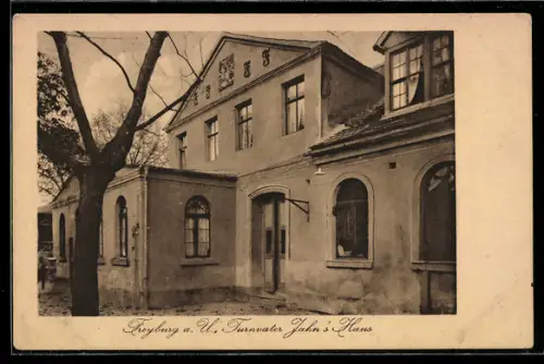AK Freyburg a. U., Haus von Turnvater Jahn