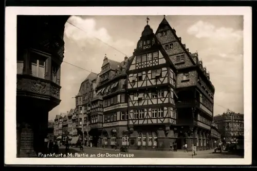 AK Alt-Frankfurt, Gasthaus zur Domschänke in der Domstrasse