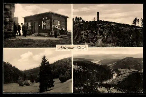 AK Adlersturm /Th. W., Stutenhaus, Adlersberg, Vessertal